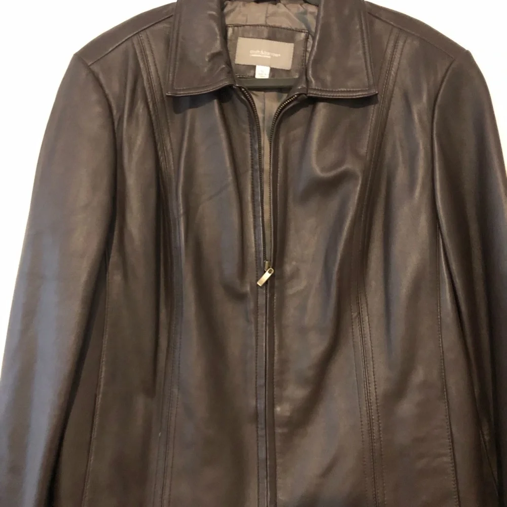 Lambskin leather jacket, EUC - Picture 4 of 5